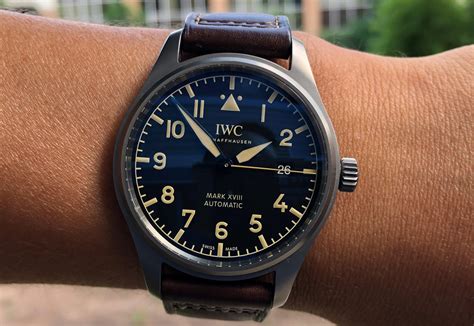 iwc mark xvii review hodinkee|iwc mark xviii heritage titanium.